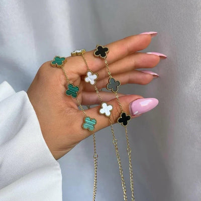 3-Piece Clover Bracelet Set